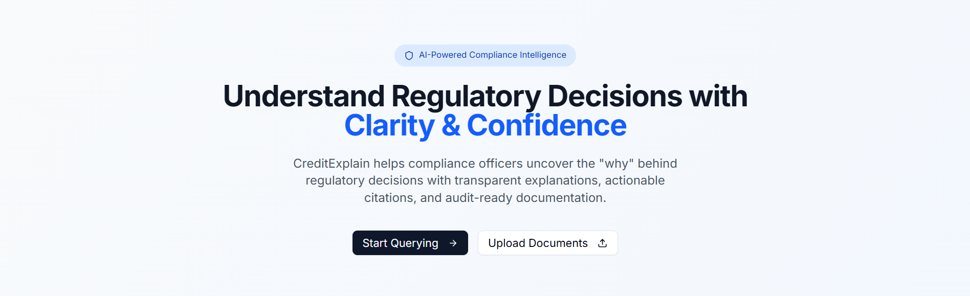 CreditExplain Preview