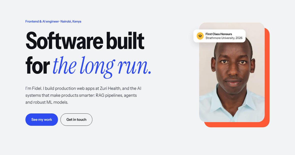 Fidel Isaboke | Full Stack Developer